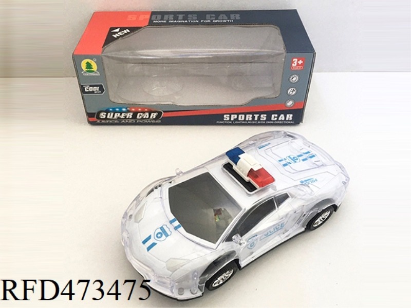 B/O POLICE CAR WITH LIGHT