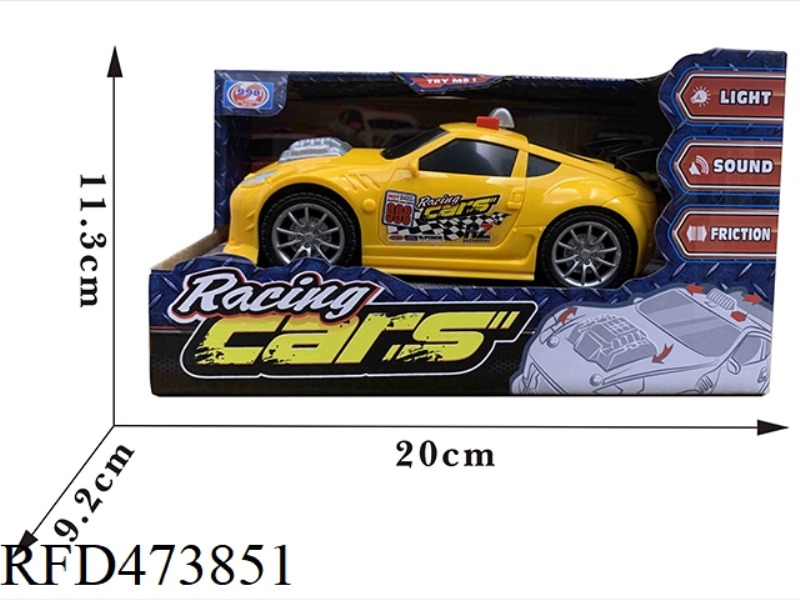 INERTIAL SOUND AND LIGHT CAR (YELLOW)