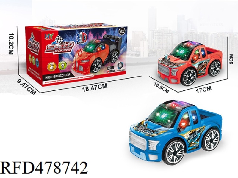 Q VERSION OF FORD PICKUP GRAFFITI ELECTRIC UNIVERSAL BELT 3D LIGHT AND MUSIC