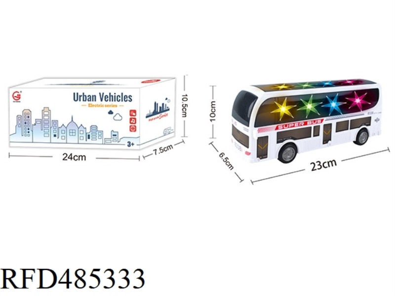 UNIVERSAL ELECTRIC 3D LIGHTING MUSIC BUS (NOT INCLUDE)