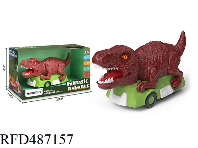 FANTASTIC BEASTS CAR T-REX LIGHT MUSIC OMNIBUS CAR