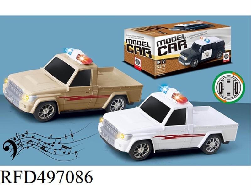 1:20 ELECTRIC PICKUP POLICE CAR