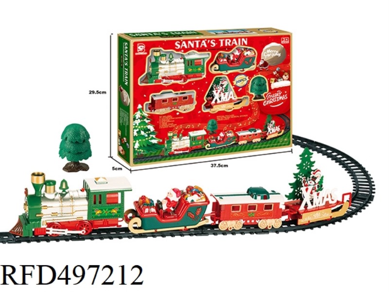 ELECTRIC MUSIC LIGHTS CHRISTMAS TRAIN