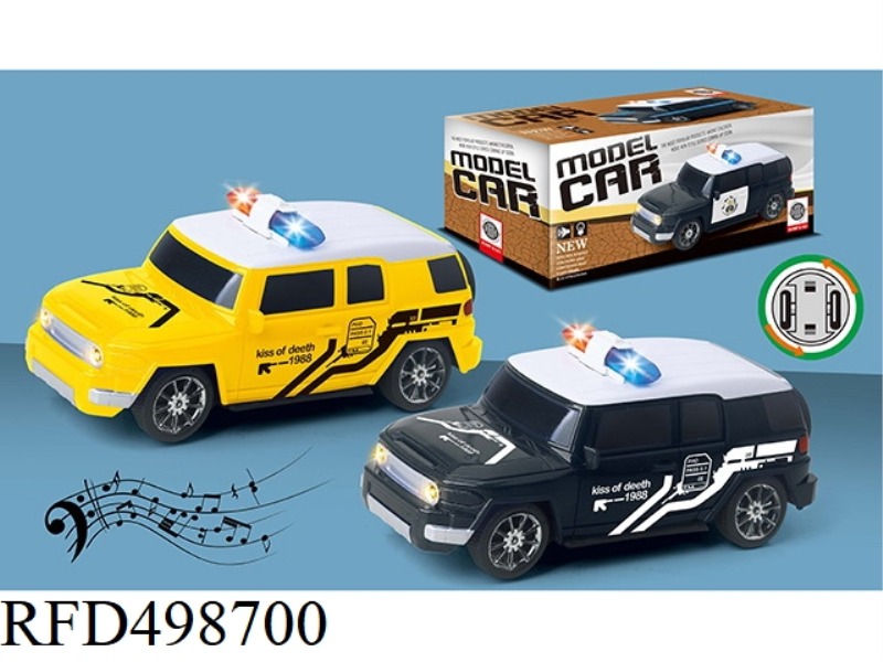 1:20 ELECTRIC POLICE CAR WITH LIGHTS AND MUSIC