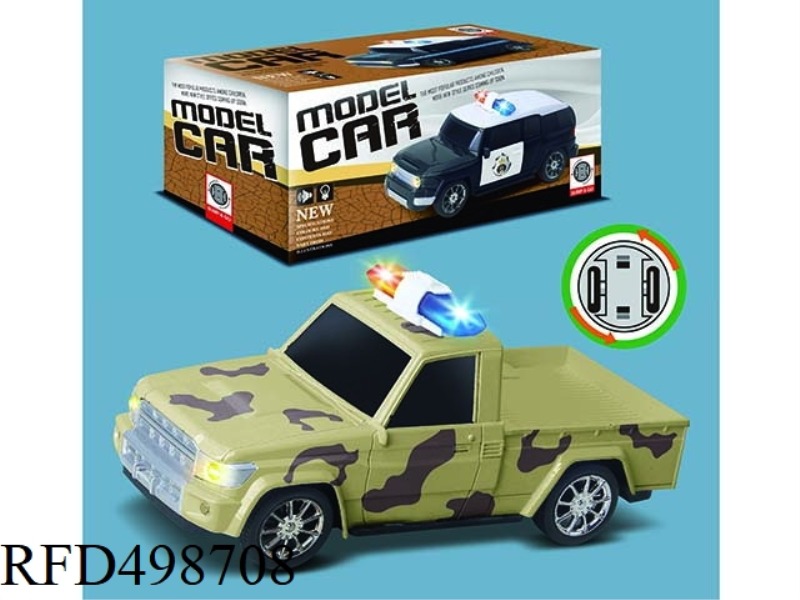 1:20 PICKUP ELECTRIC POLICE CAR WITH LIGHTS AND MUSIC