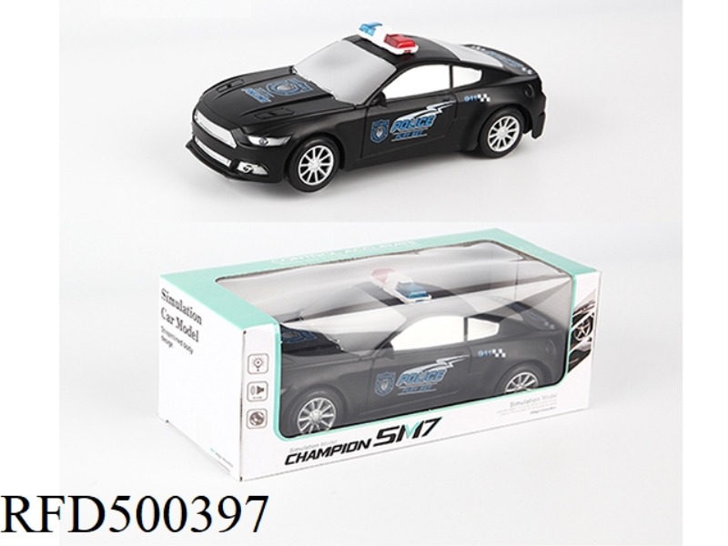 LIGHTS AND MUSIC UNIVERSAL MUSTANG POLICE CAR