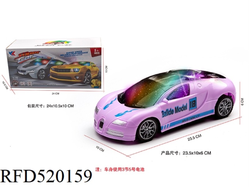 1:18 ELECTRIC UNIVERSAL BUGATTI MUSIC RACER WITH 3D LIGHTING
