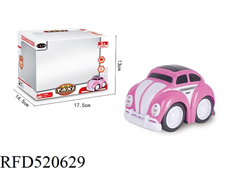 CARTOON ELECTRIC UNIVERSAL TAXI SERIES WITH LIGHTS AND MUSIC (3 MIXED)
