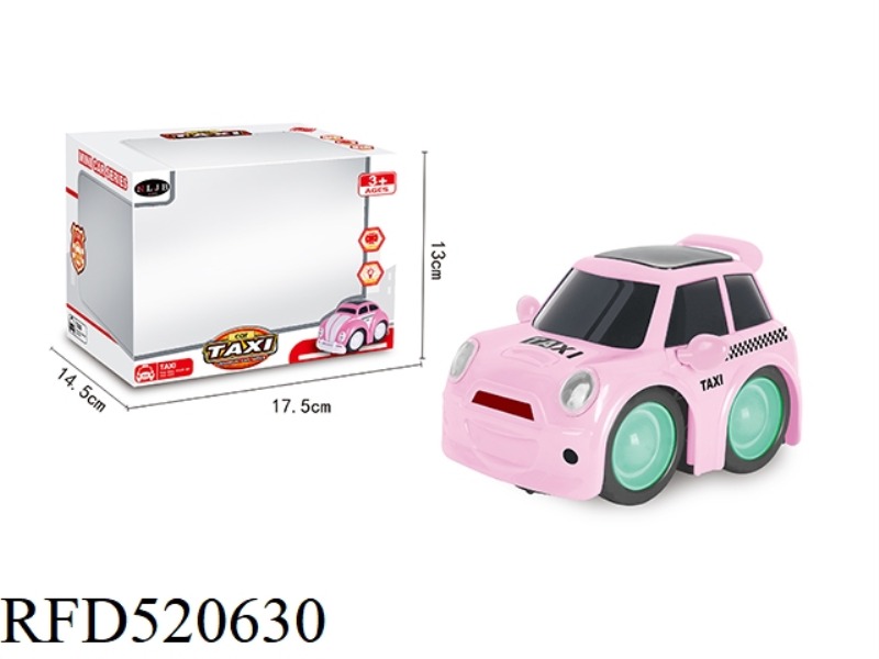 CARTOON ELECTRIC UNIVERSAL TAXI SERIES WITH LIGHTS AND MUSIC (3 MIXED)