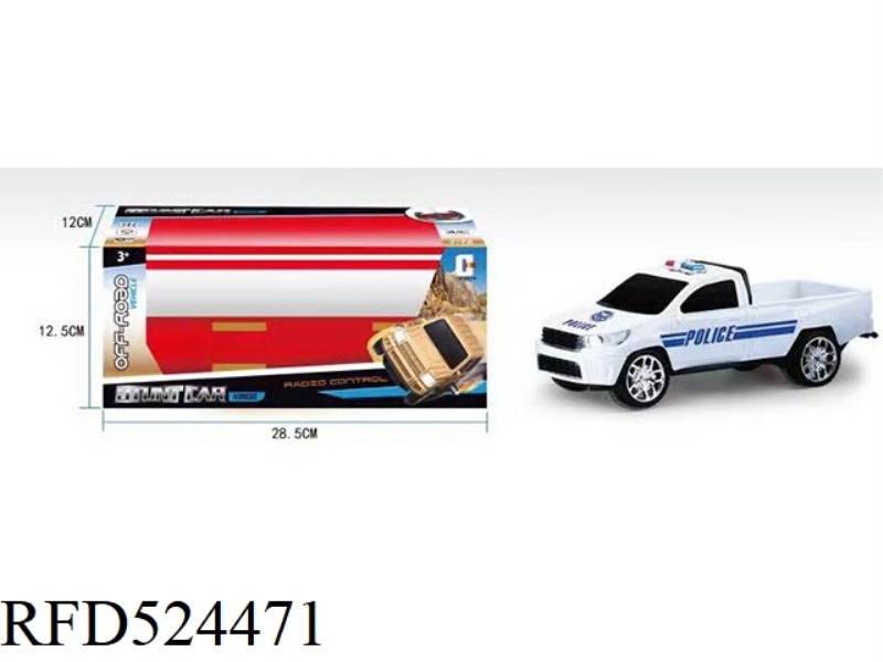 STUNT ROLLOVER OF POLICE CAR
