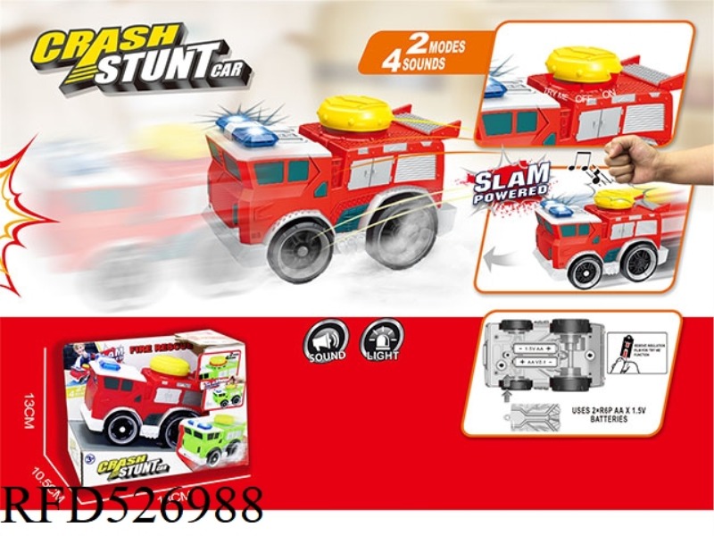 BEAT PRESS COLLISION JUMP ELECTRIC FIRE TRUCK