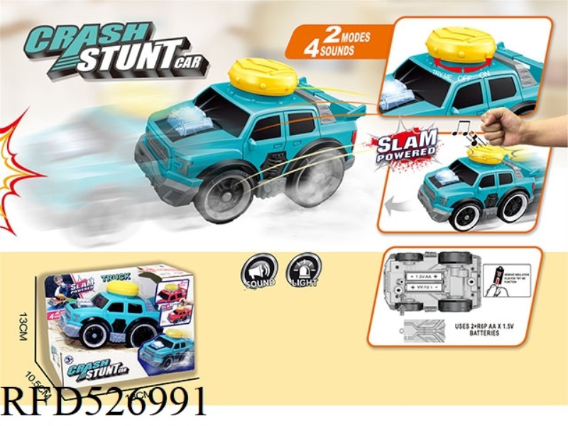 SLAP PRESS CRASH JUMP ELECTRIC PICKUP TRUCK