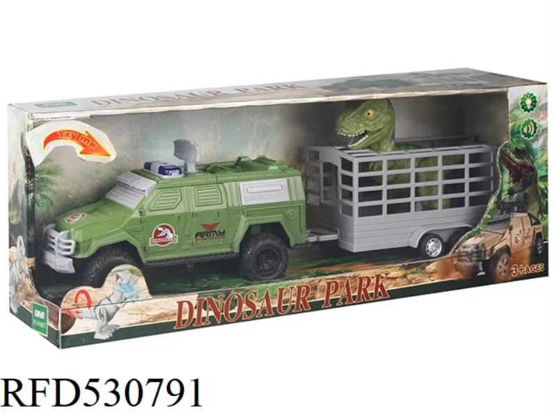 DINOSAUR TRAILER (DINOSAUR AND INERTIA CAR TAPE SOUND & LIGHT)