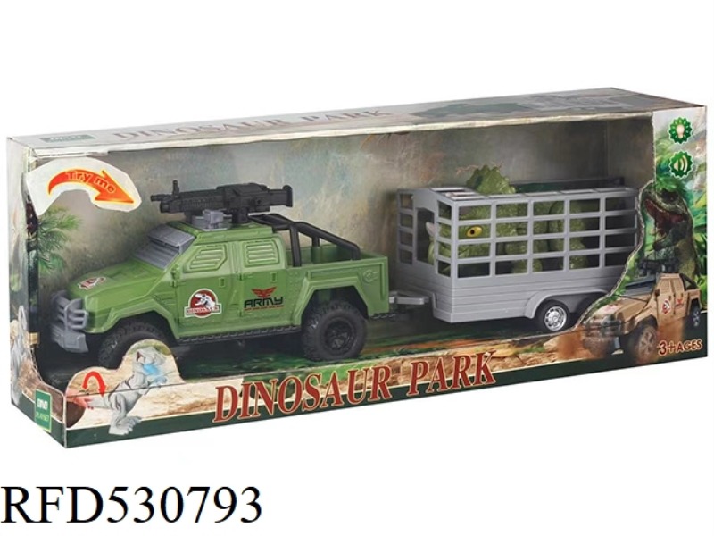 DINOSAUR TRAILER (DINOSAUR AND INERTIA CAR TAPE SOUND & LIGHT)