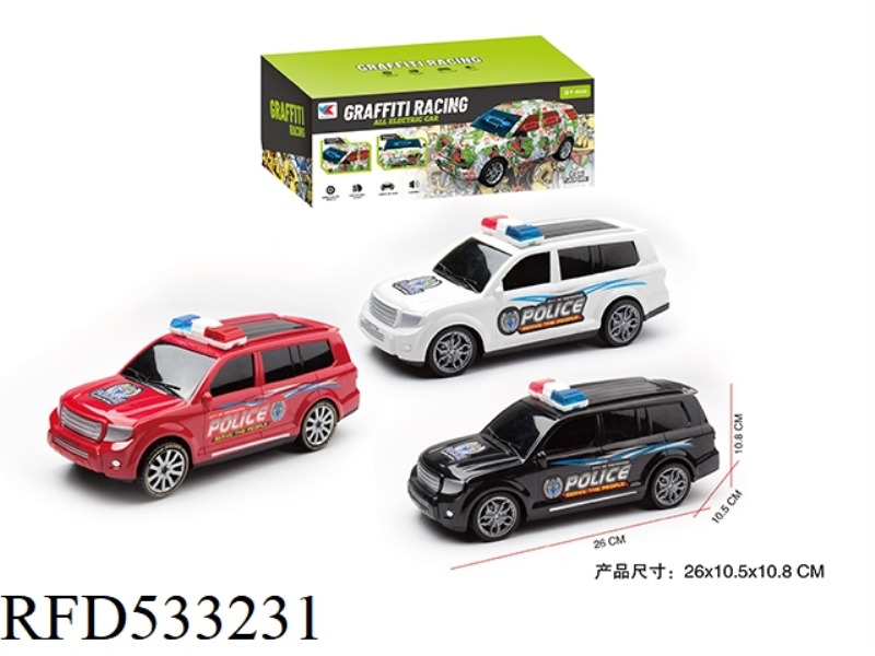 TOYOTA BULLY 1:16 INERTIA OFF-ROAD POLICE CAR