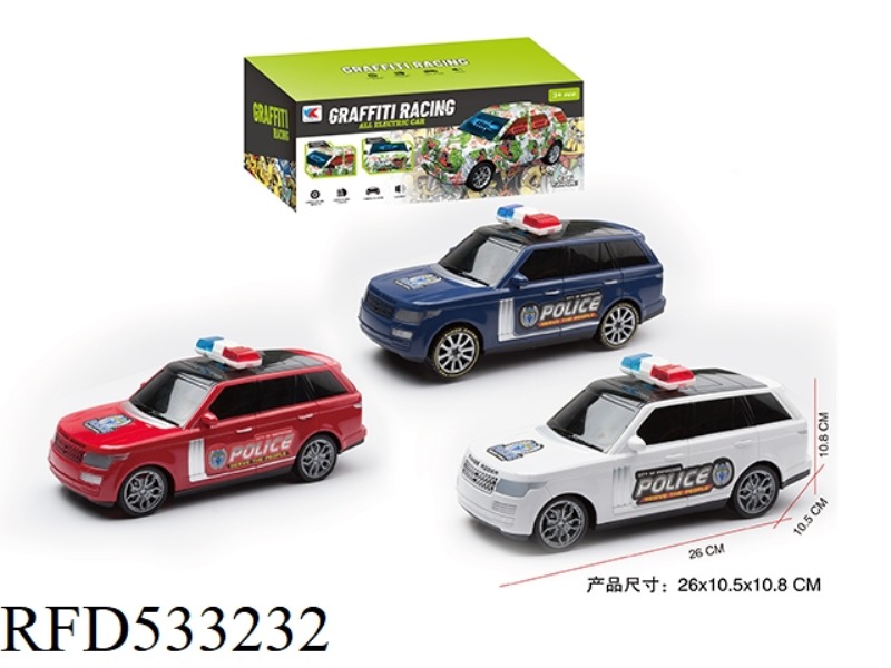 RANGE ROVER 1:16 INERTIAL OFF-ROAD POLICE CAR