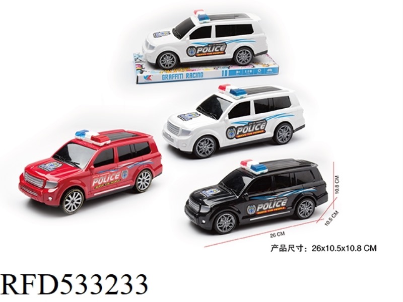 TOYOTA BULLY 1:16 INERTIA OFF-ROAD POLICE CAR