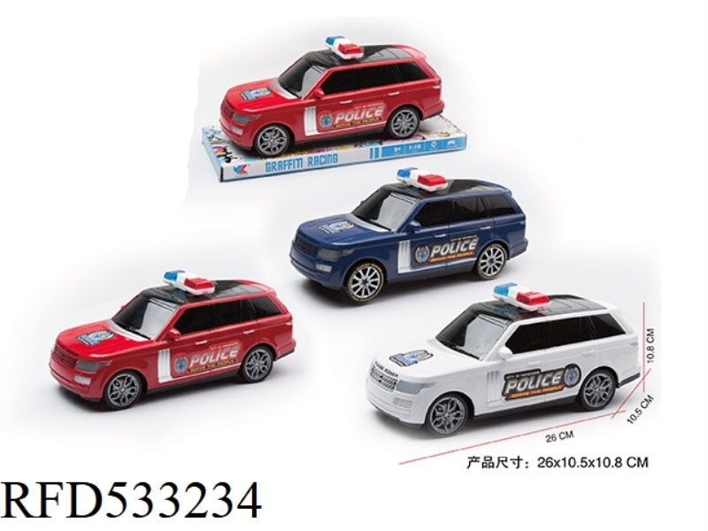 RANGE ROVER 1:16 INERTIAL OFF-ROAD POLICE CAR