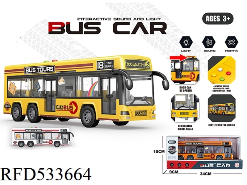 ACOUSTO-OPTIC SINGLE-DECKER BUS