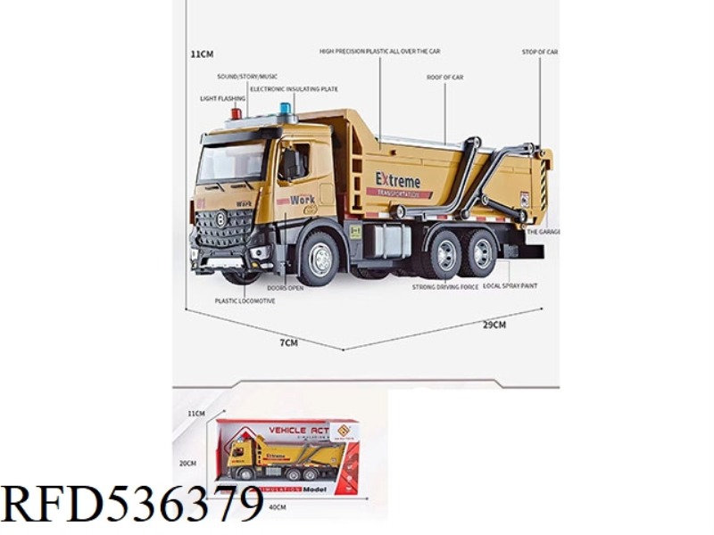 MULTIFUNCTIONAL HIGH-PRECISION PLASTIC DUMP TRUCK (INCLUDE)