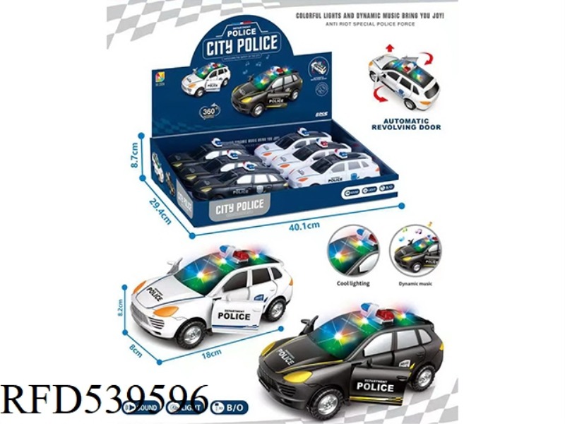 ELECTRIC UNIVERSAL ROTARY DOOR POLICE CAR 6PCS