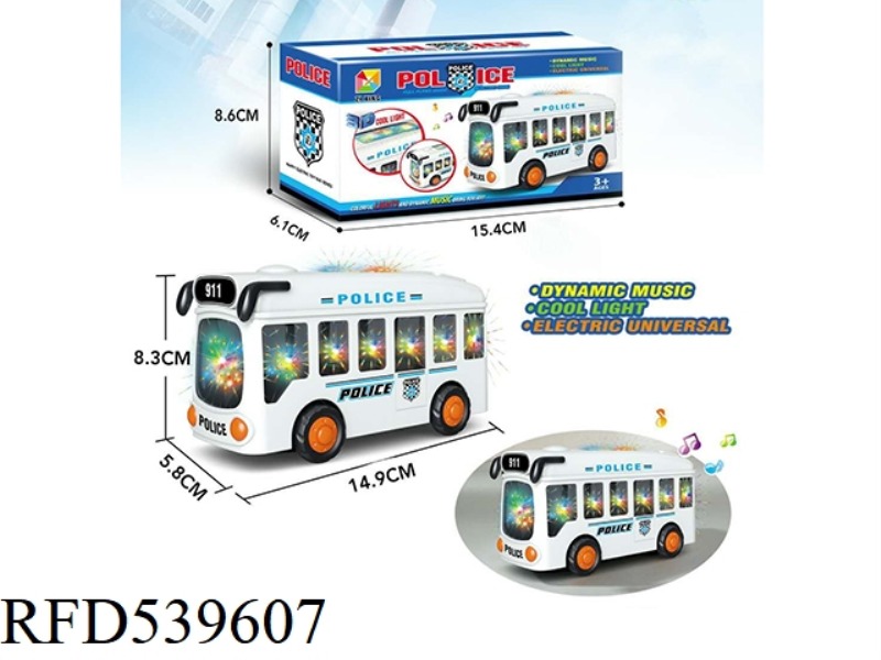ELECTRIC 3D LIGHTS BUS POLICE CAR