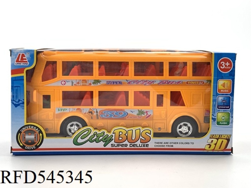 DOUBLE-DECKER MUSIC LIGHT BUS