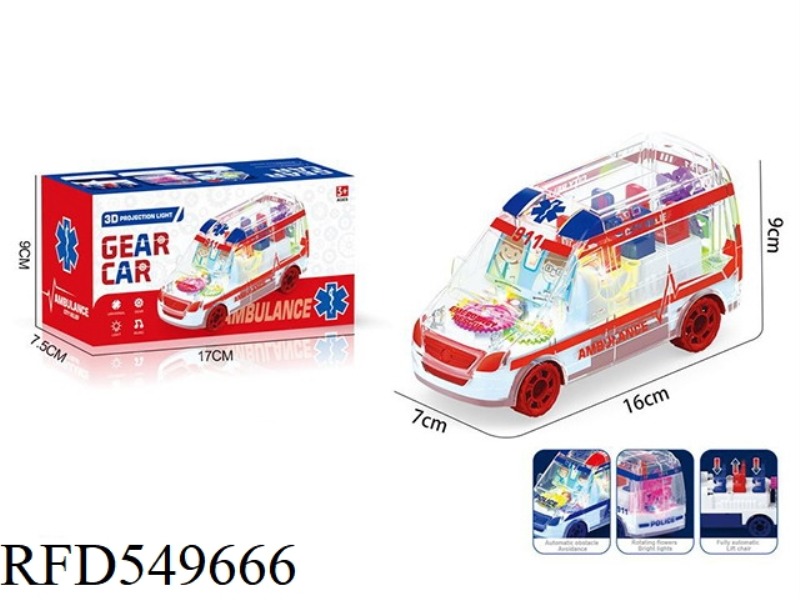 ELECTRIC UNIVERSAL GEAR LIGHTING MUSIC AMBULANCE
