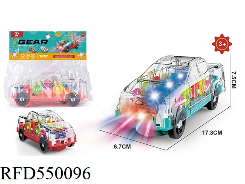 TRANSPARENT GEAR LIGHT ELECTRIC OFF-ROAD VEHICLE