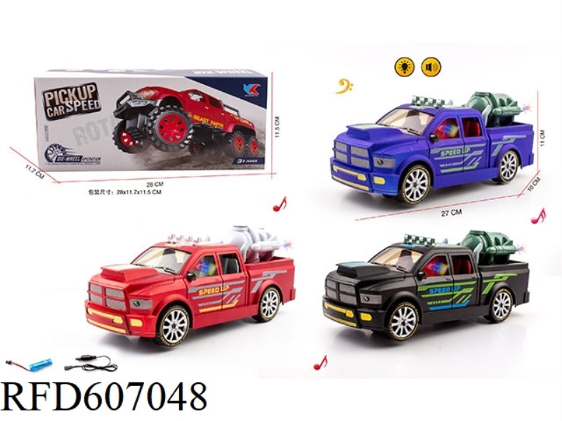 1:16 DODGE RAM PICKUP ELECTRIC UNIVERSAL MUSIC LIGHT RACING PACKAGE