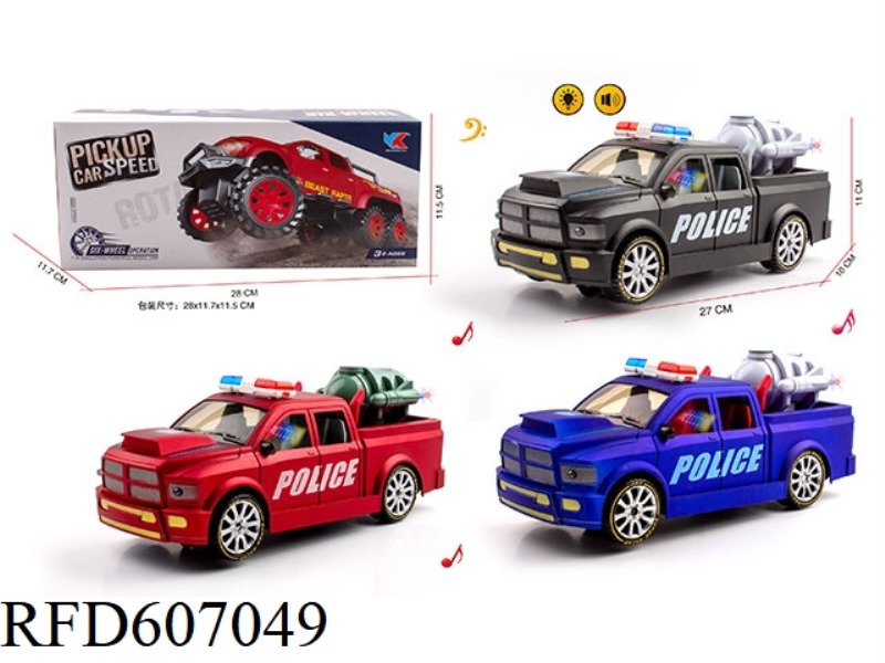 1:16 DODGE RAM PICKUP ELECTRIC UNIVERSAL MUSIC LIGHTS POLICE CARS DO NOT INCLUDE ELECTRICITY
