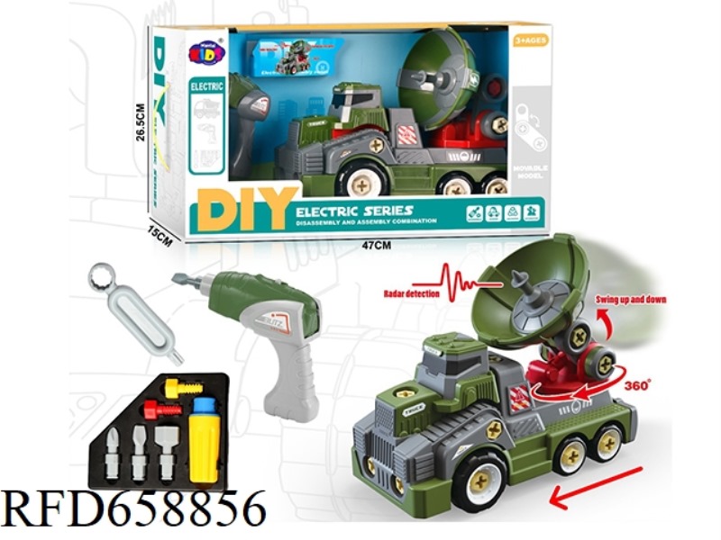 ELECTRIC DISASSEMBLY MILITARY RADAR VEHICLE
