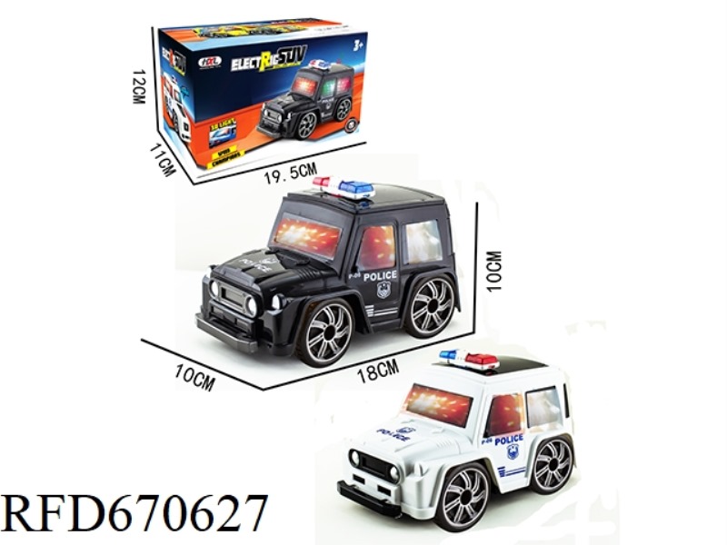 Q-VERSION SUV-TYPE TOYOTA PAD PRINTING ELECTRIC POLICE CAR