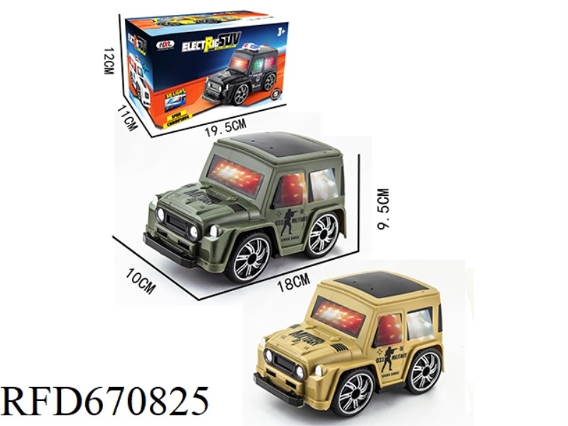 Q-VERSION SUV-TYPE TOYOTA SOLID-COLOR PAD PRINTED ELECTRIC VEHICLE