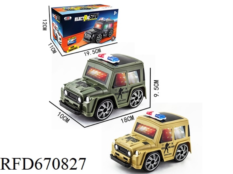 Q-VERSION SUV-TYPE TOYOTA SOLID-COLOR TRANSFER PRINTED ELECTRIC POLICE CAR