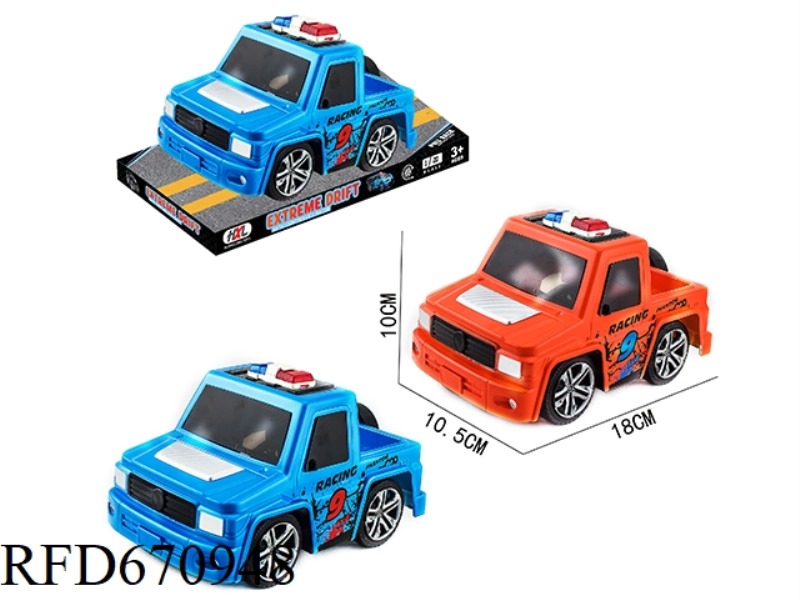 Q-VERSION MERCEDES-BENZ PICKUP TRUCK SIMULATION ELECTRIC POLICE CAR