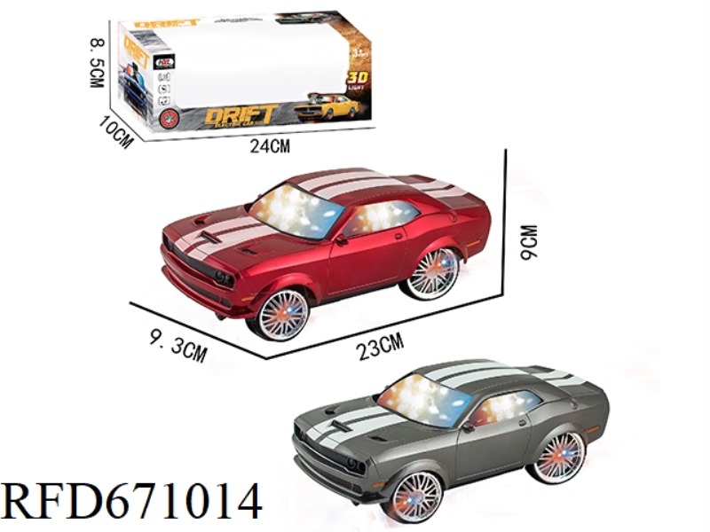 SEVEN-COLOR 3D UNIVERSAL ELECTRIC VEHICLE (DODGE HELLCAT)