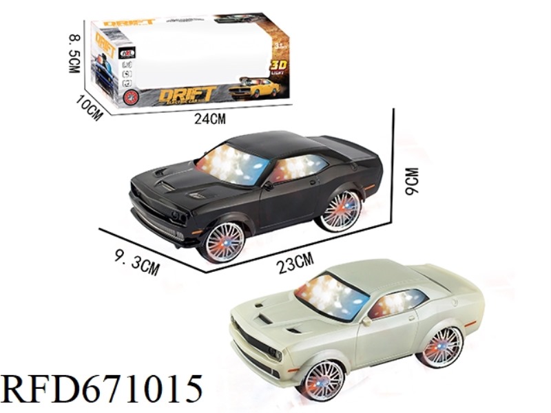 SEVEN-COLOR 3D UNIVERSAL ELECTRIC VEHICLE (DODGE HELLCAT)