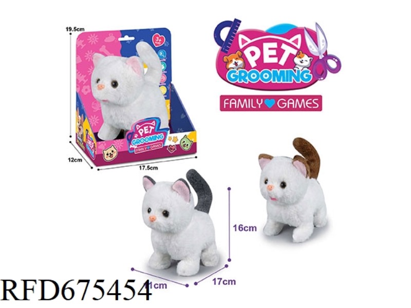 ELECTRIC PLUSH CAT