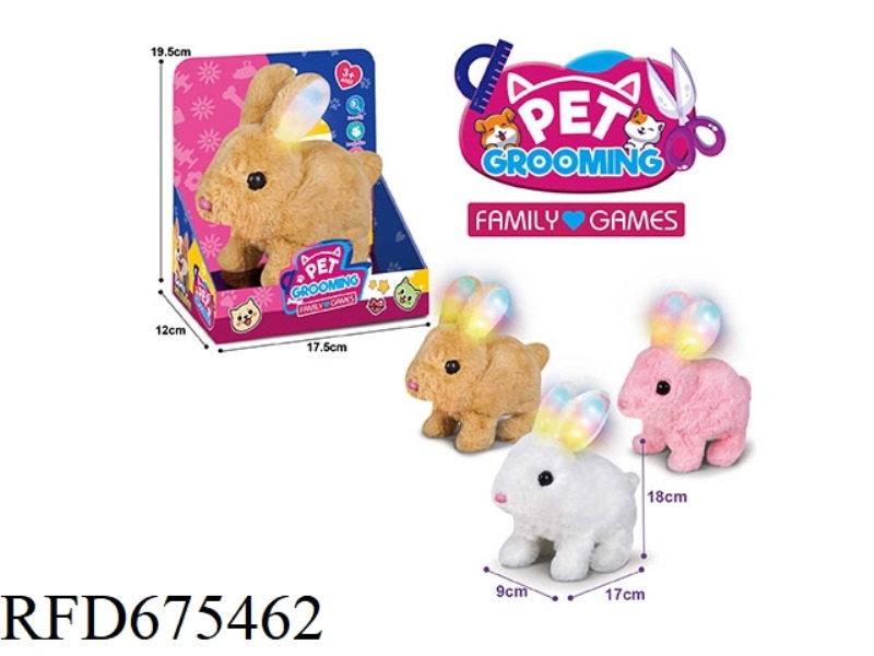 ELECTRIC PLUSH LIGHT RABBIT