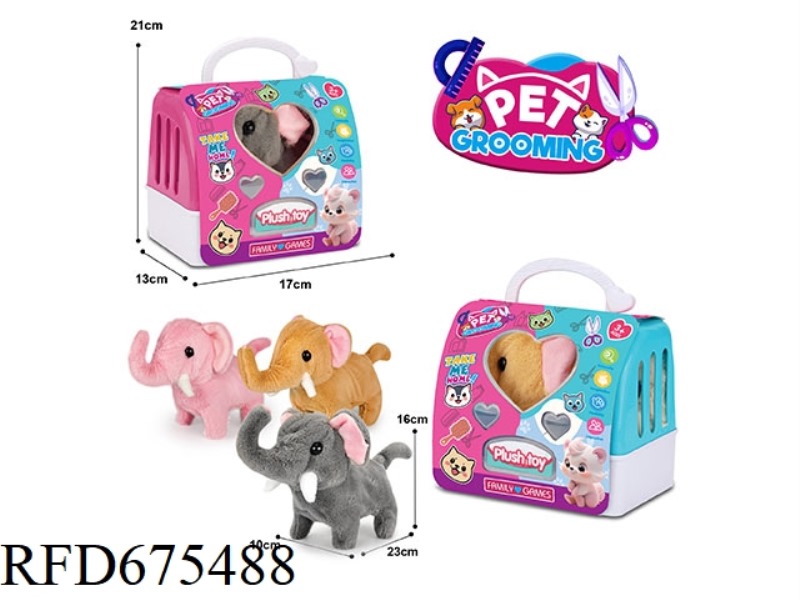 ELECTRIC PLUSH ELEPHANT