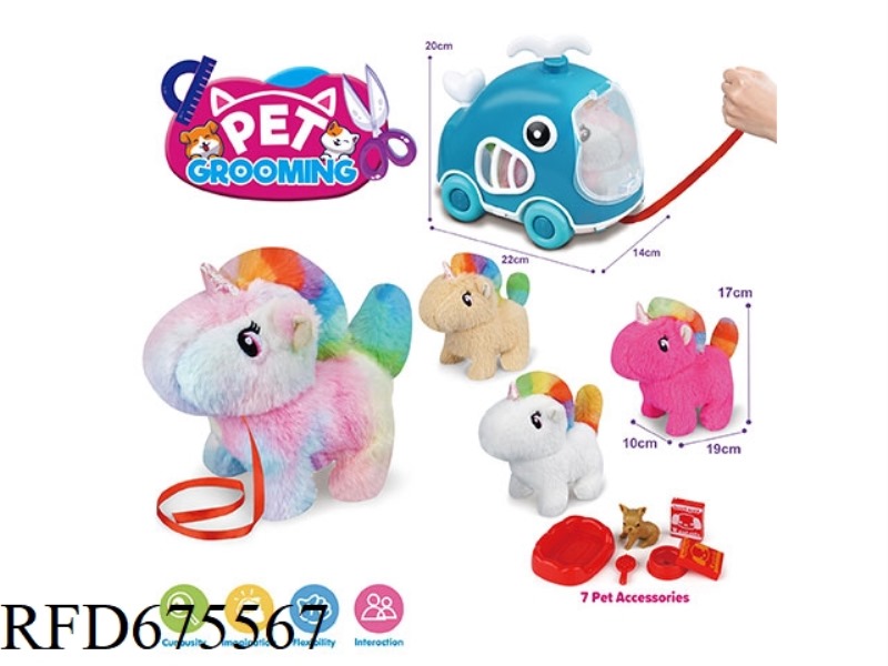 WHALE LEASH BIKE UNICORN + ACCESSORIES