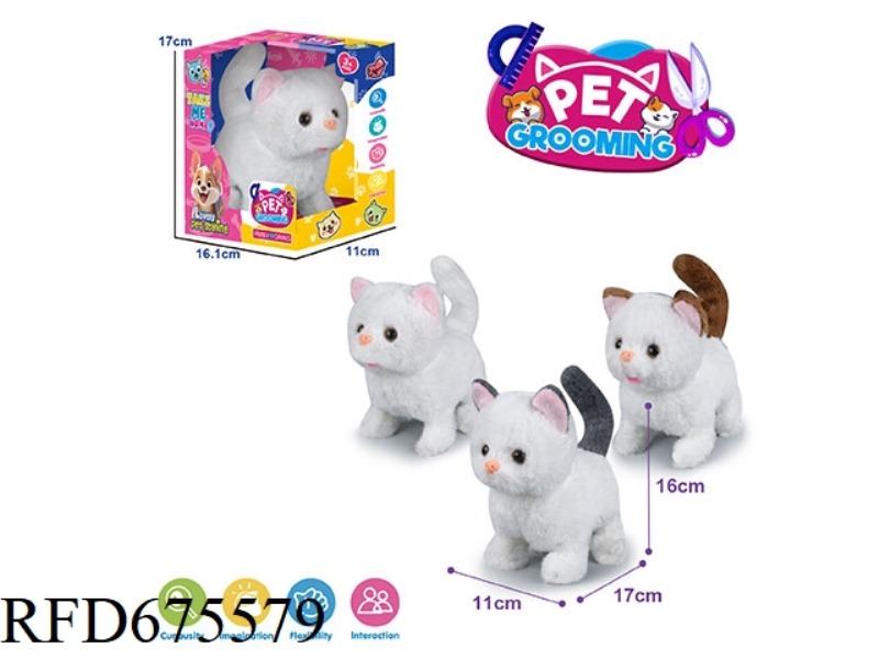 ELECTRIC PLUSH CAT