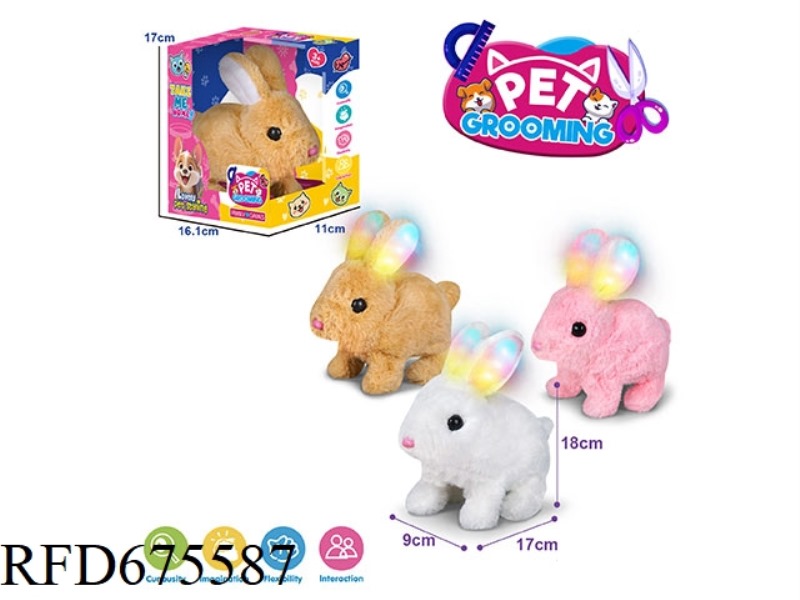 ELECTRIC PLUSH LIGHT RABBIT