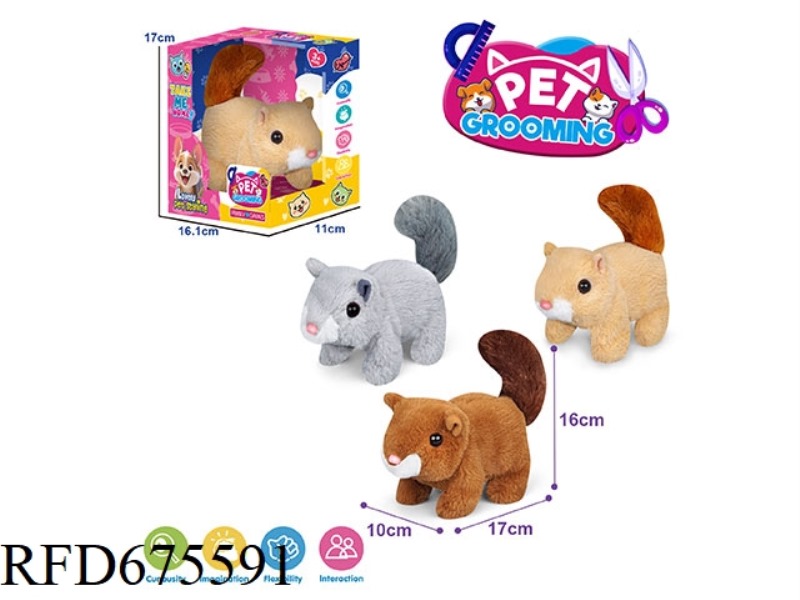 ELECTRIC PLUSH SQUIRREL