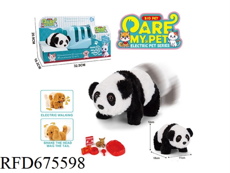 ELECTRIC PLUSH PANDA