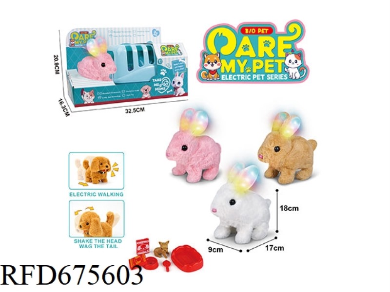 ELECTRIC PLUSH LIGHT RABBIT