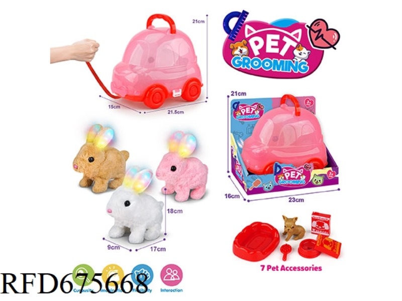 RED ROPE BIKE LIGHT RABBIT + ACCESSORIES