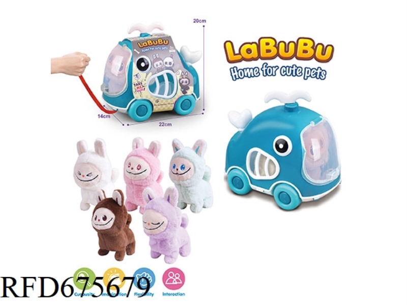 WHALE LEASH CART + PURE PLUSH ELECTRIC FABRIC LABELER