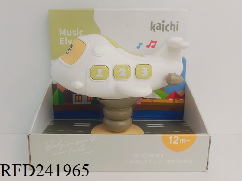B/O PLANE WITH LIGHT AND MUSIC